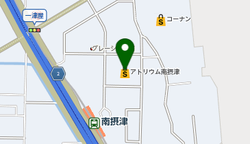 ルッツ南摂津の地図画像