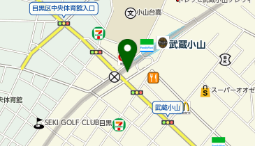 武蔵小山サービスコーナーの地図画像