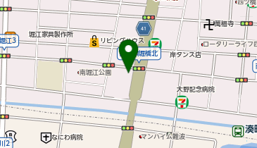 堀江アートスクールの地図画像
