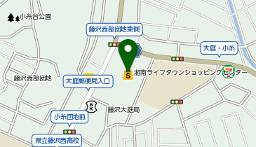 ライフタウンペットショップの地図画像