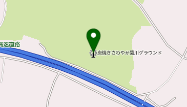 炭焼きさわやか菊川グラウンド(菊川運動公園多目的広場)の地図画像