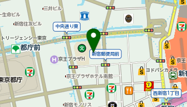 ウォッチ・ホスピタル 新宿店の地図画像