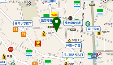 ジン・デポ 渋谷の地図画像