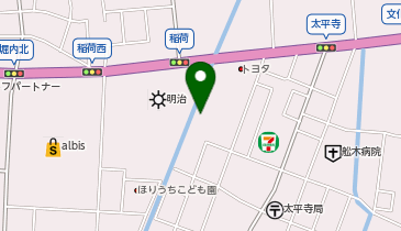 野々市市弓道場の地図画像