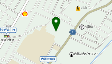 内灘町総合体育館の地図画像