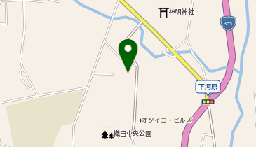 織田勤労者体育館の地図画像