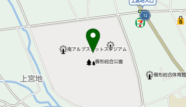 公益財団法人南アルプス市体育協会の地図画像