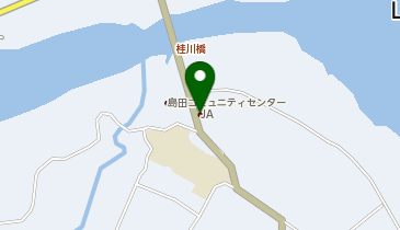 桂川テニス場の地図画像