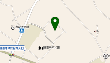 甲州市勝沼体育館の地図画像