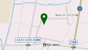 中央市玉穂ふるさとふれあい広場の地図画像