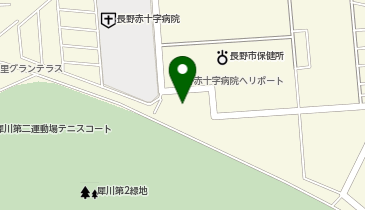 中高年齢労働者福祉センター サンライフ長野の地図画像