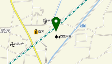 長野市営古里テニスコートの地図画像