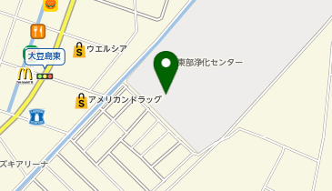 長野市営大豆島テニスコートの地図画像