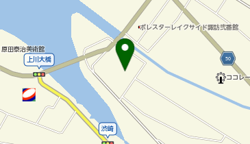 諏訪市上川テニス場の地図画像