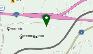 中野市弓道場の地図画像