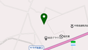 塩尻市屋内ゲートボール場の地図画像