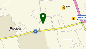 野沢体育センターの地図画像