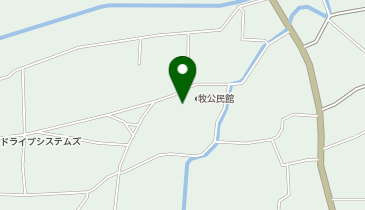 安曇野市牧体育館の地図画像