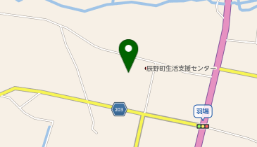 辰野町社会体育館の地図画像