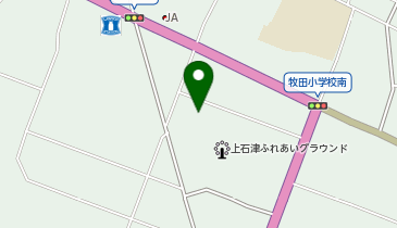 上石津ふれあいグラウンドの地図画像