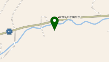 丹生川大萱多目的屋内運動施設の地図画像
