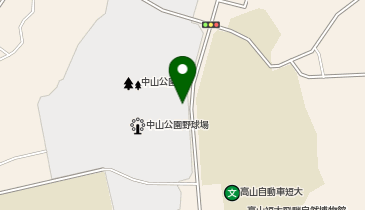 中山テニスコートの地図画像