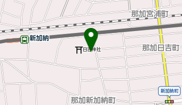 那加地区体育館の地図画像