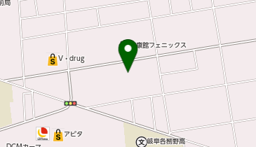 鵜沼西地区体育館の地図画像