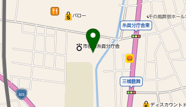 糸貫体育センターの地図画像