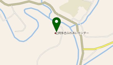 上阿多古ふれあいセンター体育館の地図画像