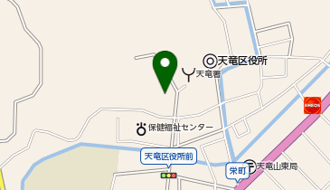 浜松市天竜体育館の地図画像