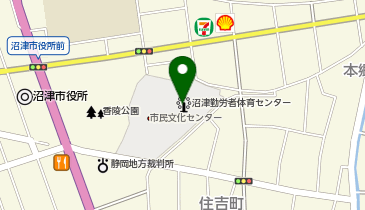 沼津市勤労者体育センターの地図画像
