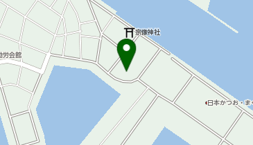 漁船員テニス場の地図画像