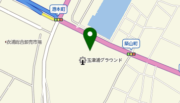 碧南市玉津浦グラウンドの地図画像