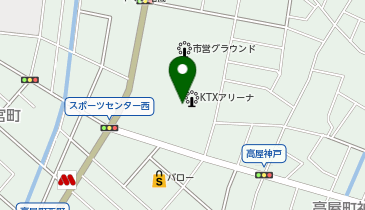 江南市営グランドの地図画像