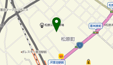 松原テニスコートの地図画像