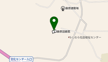 藤原運動場の地図画像
