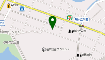 市立野球場の地図画像