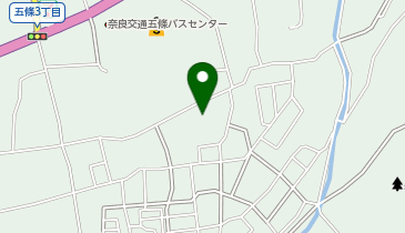 五條東体育館の地図画像