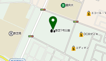 高塚グランドの地図画像