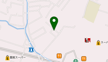 河西緩衝緑地西松江緑地の地図画像