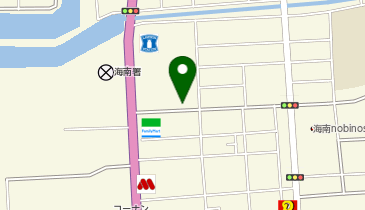 海南市民体育館の地図画像