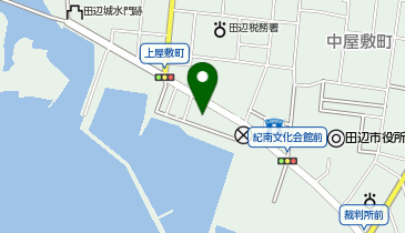 田辺市わかしおテニスコートの地図画像