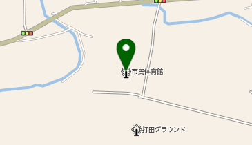 打田若もの広場の地図画像