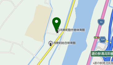 鳥取市河原勤労者体育館の地図画像