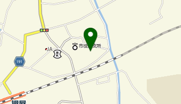 東出雲体育館の地図画像