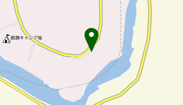 柳瀬キャンプ場の地図画像