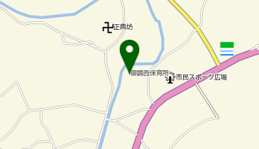 尾道市河内市民スポーツ広場の地図画像