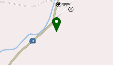 萩市高俣グラウンドの地図画像