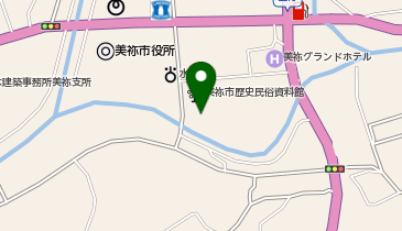 美祢市武道館の地図画像